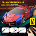 【premium selection】cross-border bestseller: spider-man iron man transforming remote control electric car - kids' & family toy vehicle