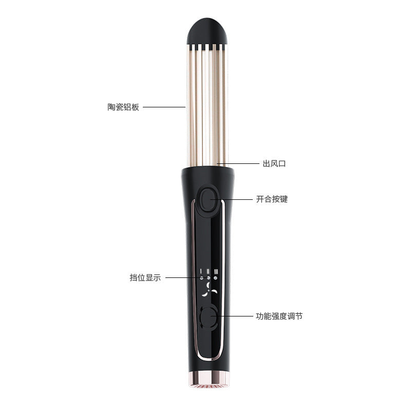 Curved hair dryer splint two-in-one hair iron curling iron straight hair dual-purpose egg roll iron hair care ceramic temperature control