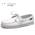 Sailboat shoes men's second-layer cowhide new arrival driving shoes british non-slip flats shoes slip-on low-top men's shoes casual