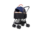 Inlair pet stroller - foldable dog and cat carrier for small breeds like poodles - lightweight pet stroller for amazon pet stores