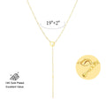 Real gold brass plating fashion cross-border hot sale lasso necklace fashion long necklace hanging women's classy necklace