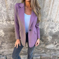 fashion cross-border coat fall and winter new arrival women's casualwoolen lapel button flap pocket pantsoutwear