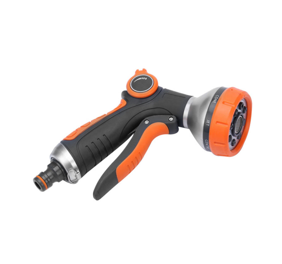 Deep digging water gun 9 function glue water gun set with regulating valve spray water gun  hot-selling car wash water gun set