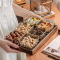 New chinoiserie fruit plate living room coffee tablefor home dried fruit melon seeds storage box candy plate snacks tea snacks fruit plate