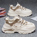 Men's spring trendy casual shoes: youth-friendly, versatile, mesh breathable, chunky sole, height-increasing, running & athletic sneakers