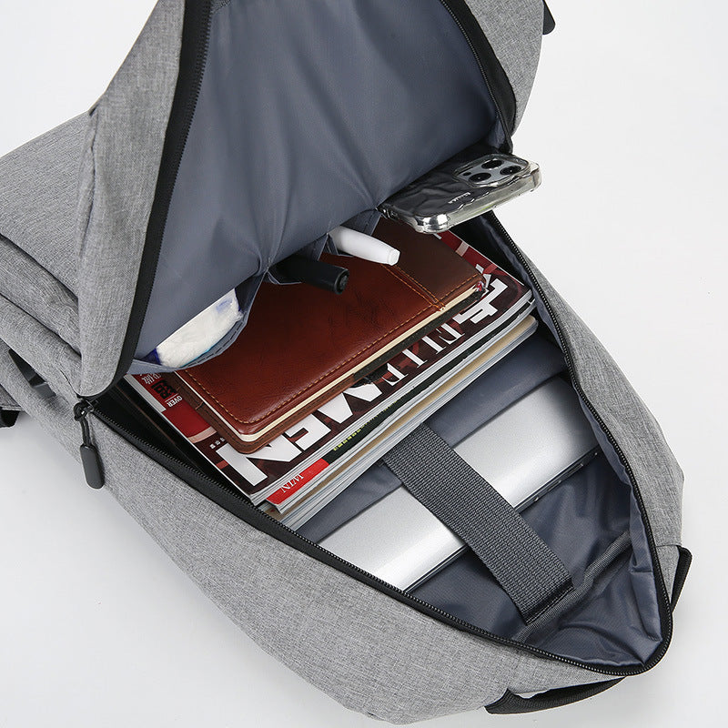 Cross-border backpack Premium sense business computer bag Large capacity lightweight backpack Customized logo travel student backpack