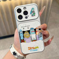 Suitable for apple to instantly turn into 17pro large window mobile phone case, funny passerby fish cartoon iphone18/14 protective case
