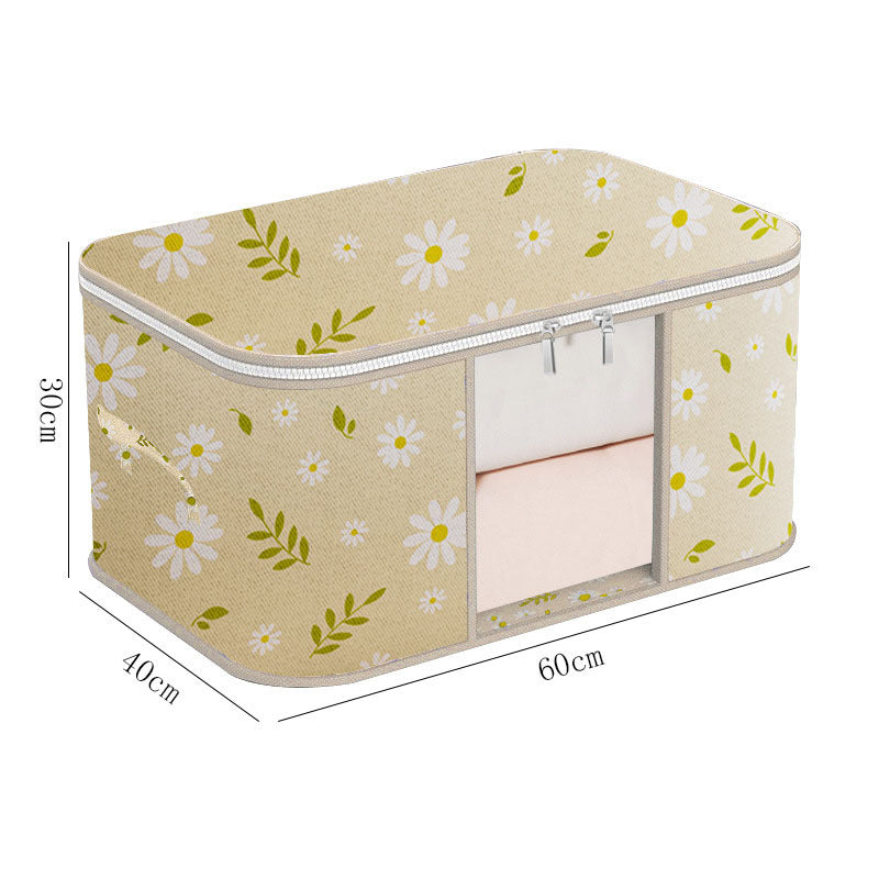 Home clothes storage box Foldable wardrobe quilt finishing box Moving small items Artifact daily necessities storage bag