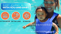 Amazon bestseller: waterproof baby carrier - land & water, pool-friendly, adjustable backpack style