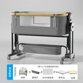 Aluminum alloy wood grain-light gray-type a [4d air fiber washable mattress]