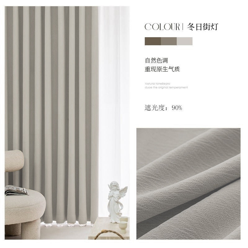 Shaoxing accessible luxury curtains cream chenille french curtains shaoxing keqiao curtain wholesale modern casualthickened