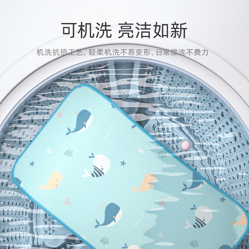 Baby mat newborn baby mother and child kidsbb mat kindergarten diaper mat summer ice silk breathable