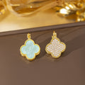 Er-31 golden clover ear clip