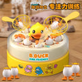 Rubber ducky pop-up spinning wheel electric fishing toy - educational toy for toddlers (ages 1-3) - perfect birthday gift for boys and girls