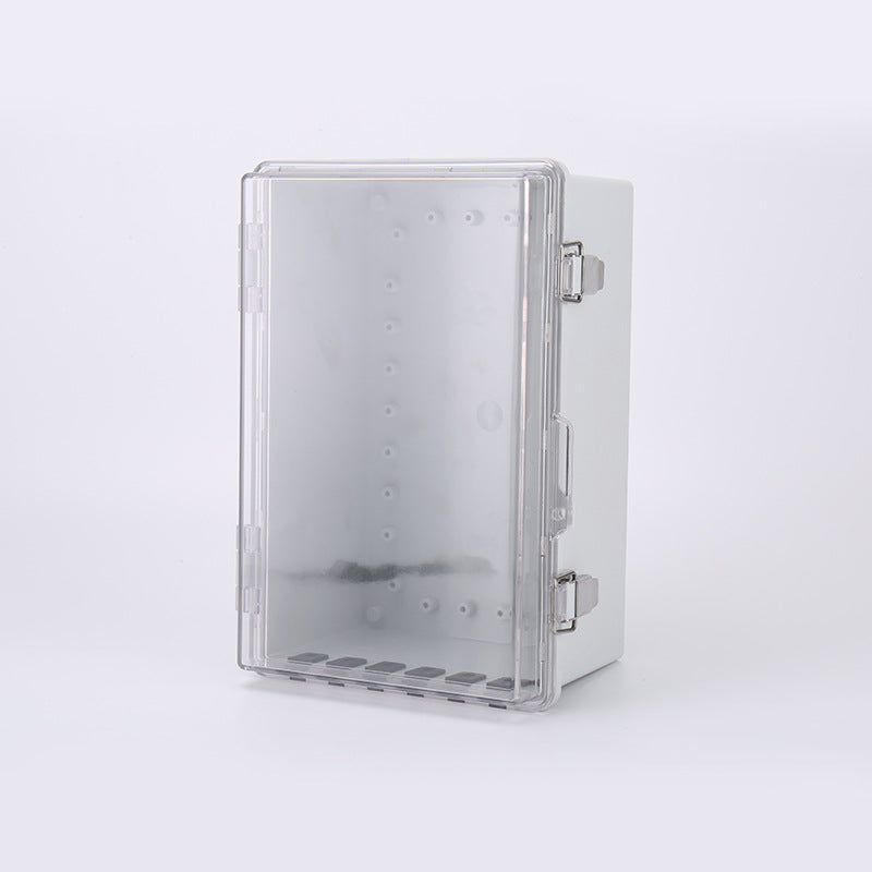 Locked row plug waterproof box rainproof outdoor open-air battery car charging pile box anti-theft mobile socket power box