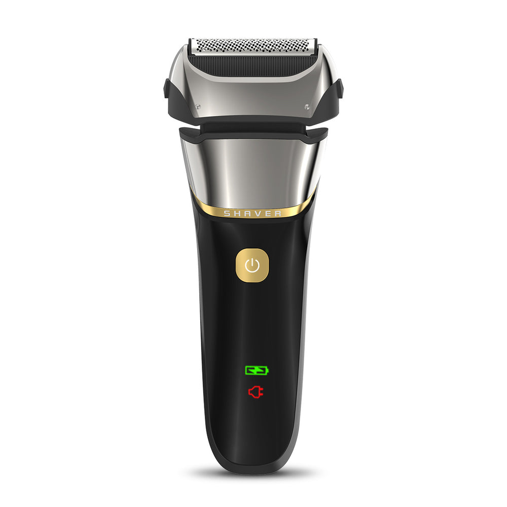 reciprocating floating 3-blade electric shaver, full body washable razor, fast charging beard razor wholesale