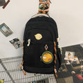 Large capacity backpack women's ins niche style double shoulder bag high school student casual sports backpack men's versatile laptop travel bag