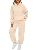 european and american export autumn/winter new  women's two-piece casual hoodie tracksuit pants set
