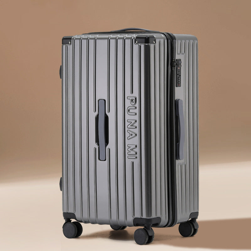 Multifunctional 20-inch suitcase with cup holder, trolley, universal silent wheel, student suitcase, travel boarding suitcase