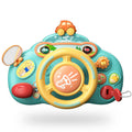 Wholesale children's realistic steering wheel toy - baby simulation car driving console - multifunctional early education educational toy