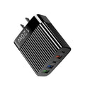 European and american standard multi-port mobile phone charger fast charging head 3usb+2c british standard five-port charging head suitable for huawei and apple