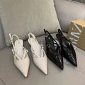 Za's 2026 spring collection: white pointed-toe wedge heel loafers - european & american fashion, versatile & trendy women's shoes