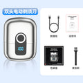 personalized magnetic electric shaver mini razor electric for home washable double-headed beard razor