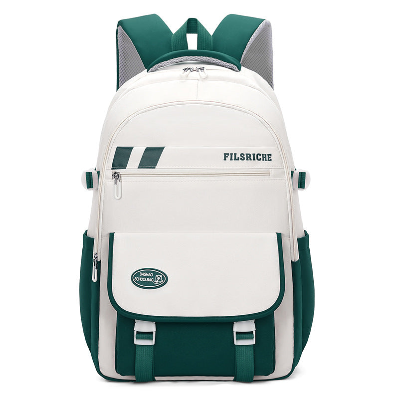 School bag for women's new models, high school students, high school students, large-capacity lightweight backpack, simple backpack for primary school students