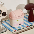 Cartoon cute desktop stationery storage bucket mini storage box high-value office dormitory desktop paper basket miscellaneous items bucket