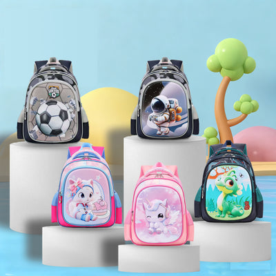 2024 in-stock export kindergarten backpack - cute and fun toddler nylon backpack, breathable and waterproof