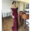 New women's off-the-shoulder mermaid bodycon prom gown sexy maxi dress -  &  wholesale