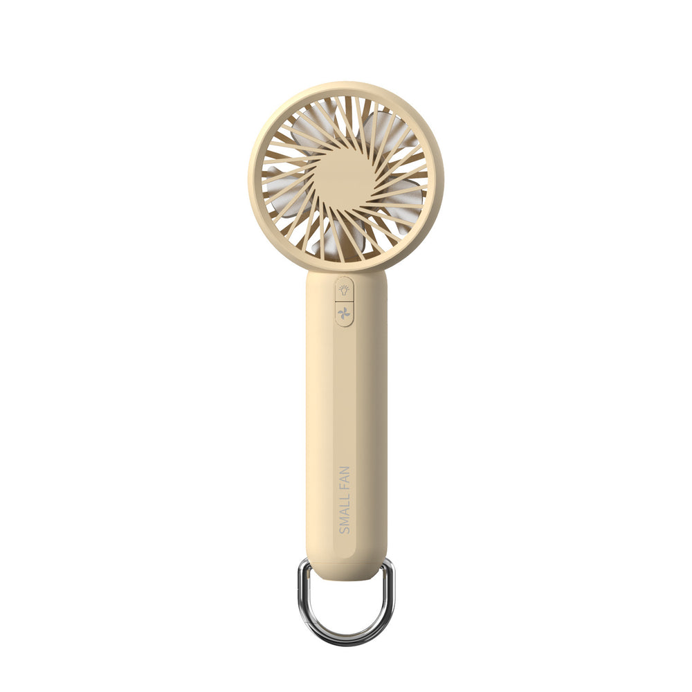 Mini handheld fan usb portable multifunctional outdoor hiking buckle silent creative desktop electric fan