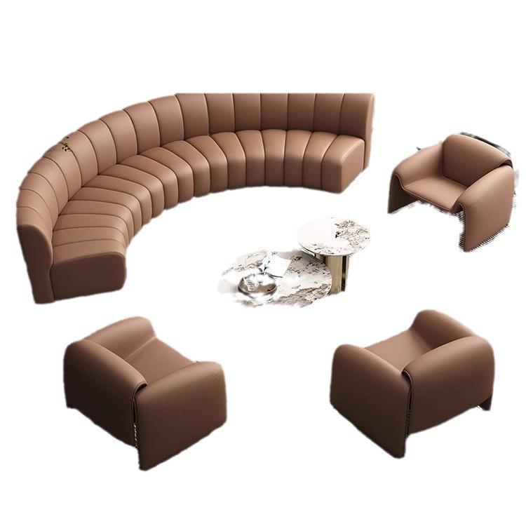 Reception and negotiation sofa, hotel lobby, booth, vip room, club, exhibition hall, lobby, reception, sales office sofa combination