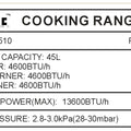 0.1kg head eye stove gas gas oven all-in-one countertop upright oven automatic ignition