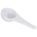 30ml plastic measuring spoon - round bottom, ideal for fertilizer, liquids, powders, and pet food. non-edible, holds 30 grams of water