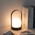 Danish ins girl charging table lamp bedroom bedside lamp camping portable creative bar restaurant atmosphere touch lamp