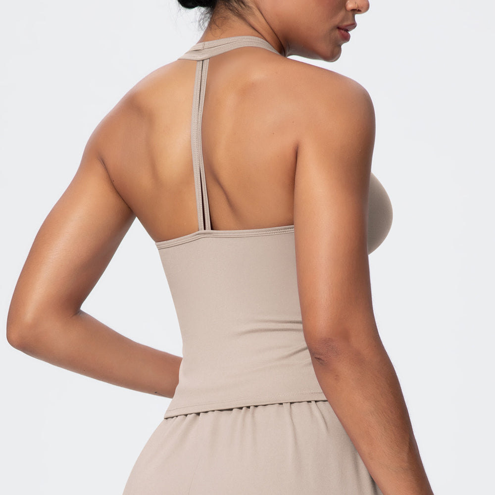 New arrival: solid color brushed microfiber breathable high-stretch yoga set - 3-piece workout outfit for running, fitness, and yoga