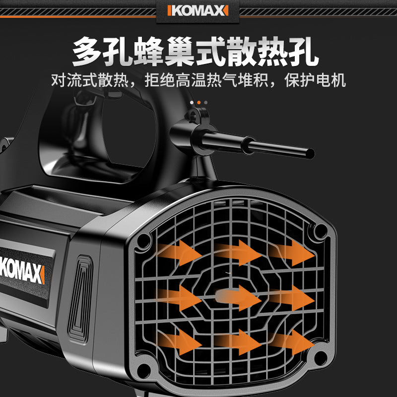 High-power industrial blower, 220v heavy-duty air blower, construction site blower, leaf blower, dust blower, ash blower