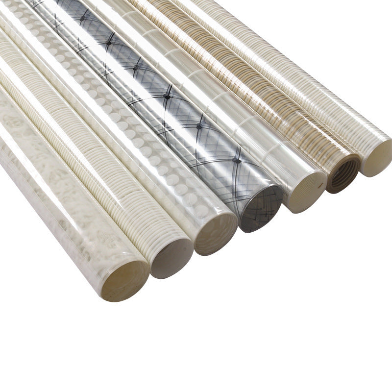 Art glass film with glue Self-adhesive explosion-proof glass film Shopping mall office transparent partition film Factory wholesale