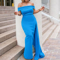C8433  new arrival: sexy off-the-shoulder evening gown/maxi dress for  &  - export quality, european & american style