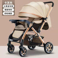 9912 high view baby stroller - reclining, foldable, shock-absorbing, lightweight, two-way pushchair - direct from the manufacturer