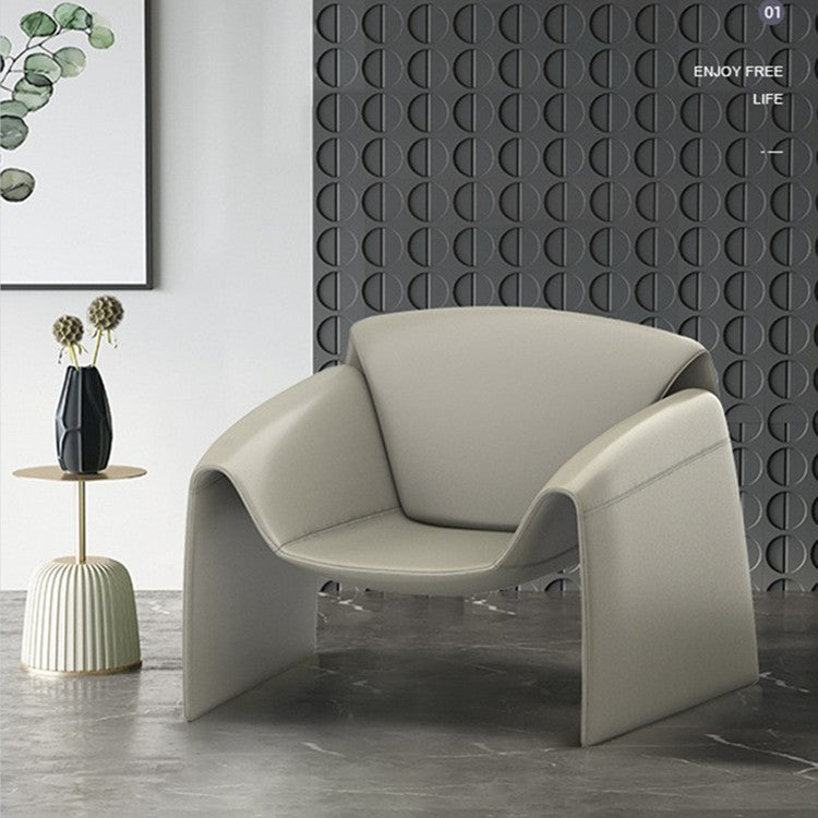 Balcony italian chair reception casual single sofa living room special-shaped creative m-shaped crab chair tiger chair