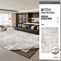 Italian-style removable double-layer rug for living room and bedroom, 2026 new arrival, easy-care bedside mat, minimalist detachable carpet