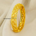 middle east dubai 24k women's bracelet luxury jewelry designer indian bangle african arabian wedding