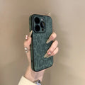 Green leopard print