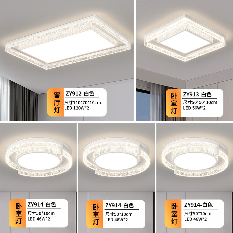 Italian minimalist living room light ceiling light modern minimalist atmosphere full spectrum eye protection bedroom light whole house lighting package