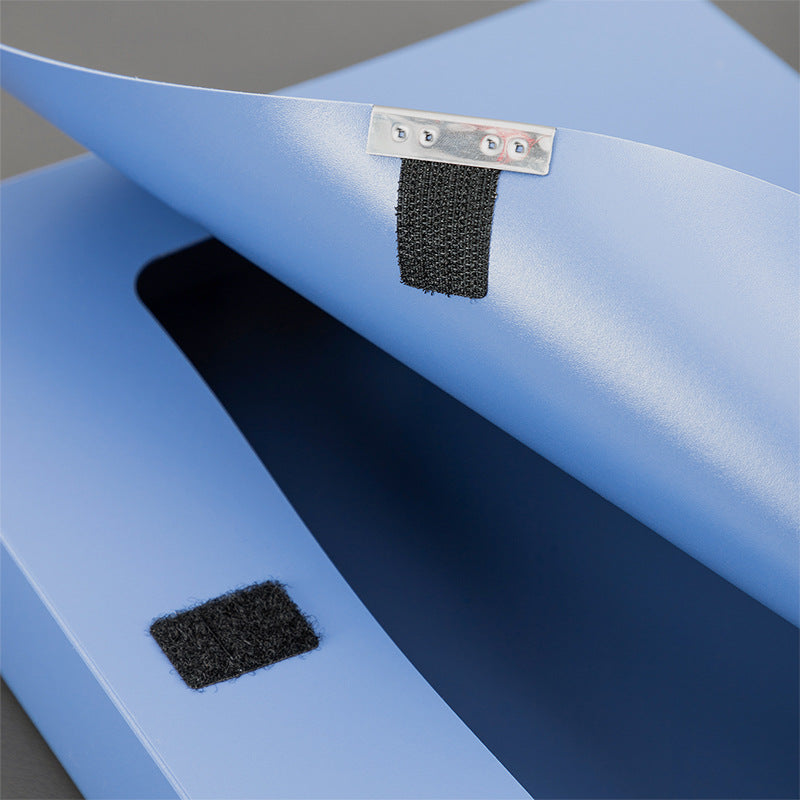 Deli 5622 blue 2-inch 35mm data storage box A4 file file management box, plastic file box