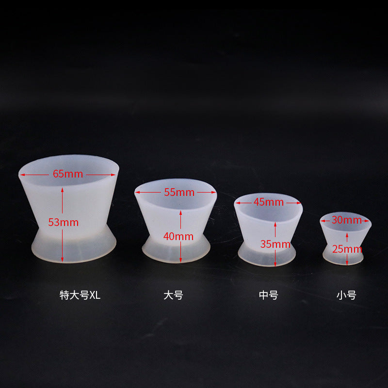 Dental silicone rubber self-condensing cup, self-condensing cup, dental cement powder mixing cup, dental oral materials wholesale