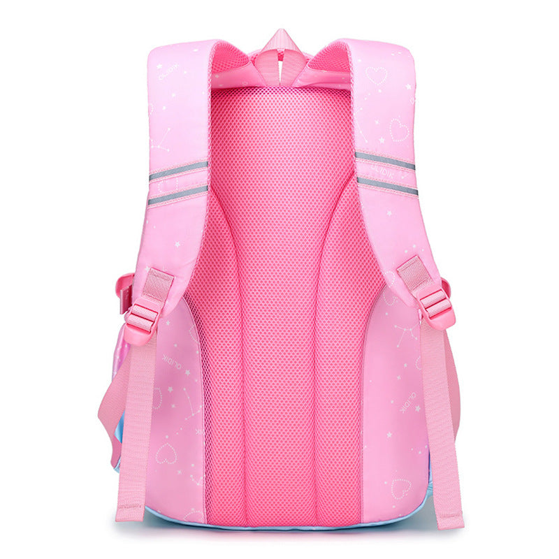 School bag for primary school students and girls aged 6-12, light burden reduction for girls, spine protection, children's backpack customization for grades 1, 2 and 3