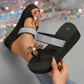 Beautiful cried shining show queen rhinestone flowers 2025 summer new arrivalk-stylepopularslip on feet fairy socialite sandals